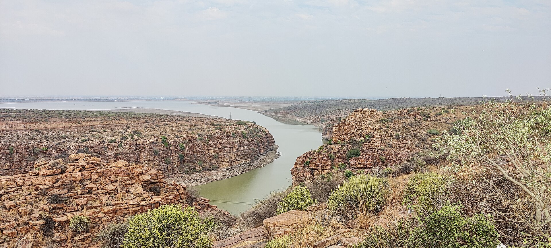 Gandikota gorge on the Pennar river