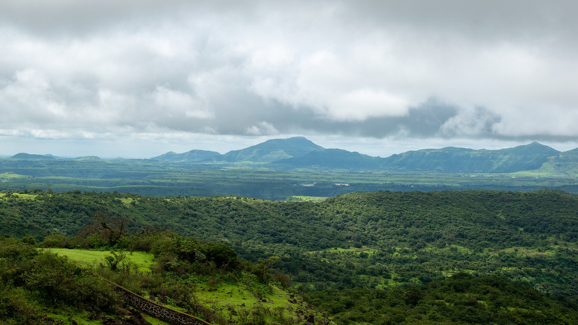 Sahyadri range at Bhimashankar